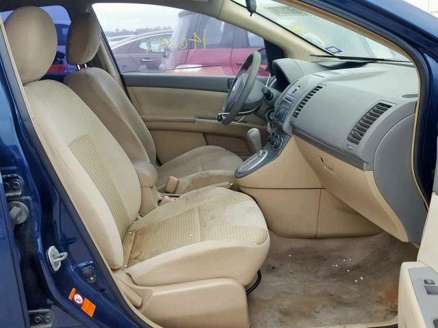 3N1AB61E67L645604 - 2007 NISSAN SENTRA 2.0 BLUE photo 5