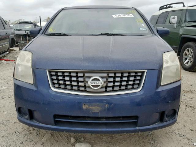 3N1AB61E67L645604 - 2007 NISSAN SENTRA 2.0 BLUE photo 9