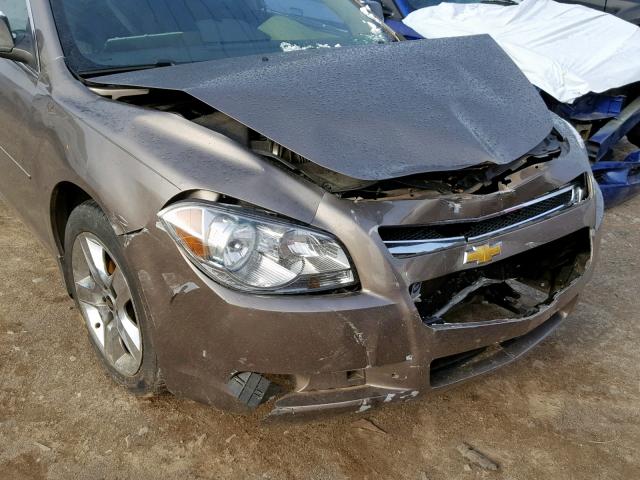 1G1ZB5E05CF204231 - 2012 CHEVROLET MALIBU LS ნაცრისფერი ფოტო 9