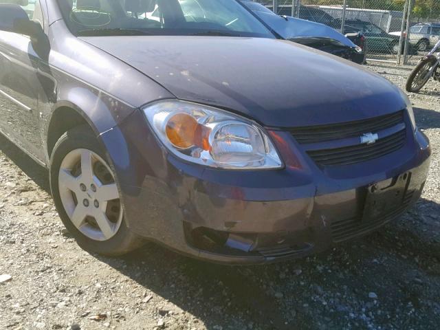 1G1AL55F867800317 - 2006 CHEVROLET COBALT LT PURPLE photo 9