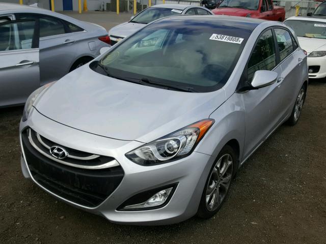 KMHD35LH3EU216377 - 2014 HYUNDAI ELANTRA GT SILVER photo 2