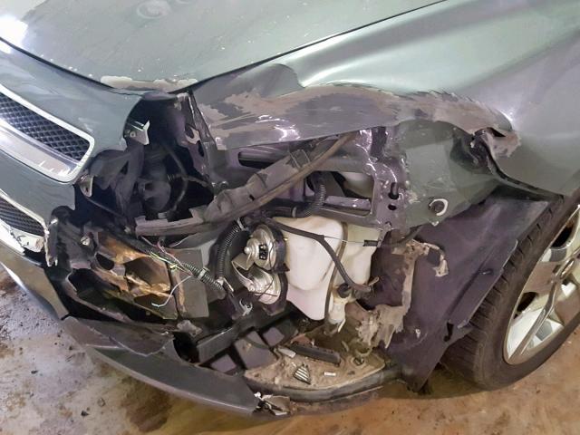 1G1ZH57B58F153432 - 2008 CHEVROLET MALIBU 1LT GRAY photo 9