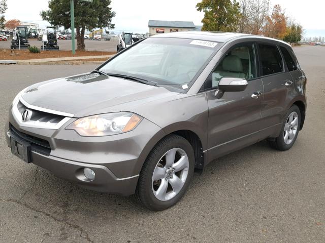 5J8TB182X8A000906 - 2008 ACURA RDX BEIGE photo 2