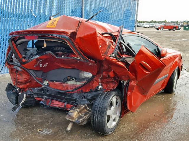 KNADE163566060191 - 2006 KIA RIO 5 ORANGE photo 4