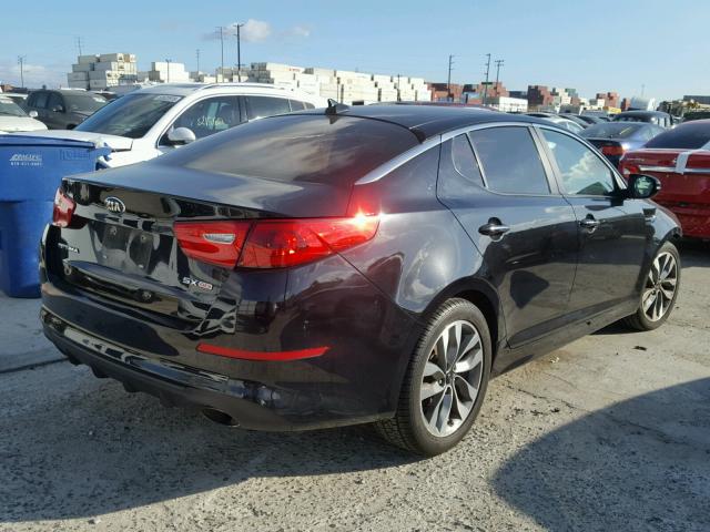 5XXGR4A70EG264851 - 2014 KIA OPTIMA SX BLACK photo 4