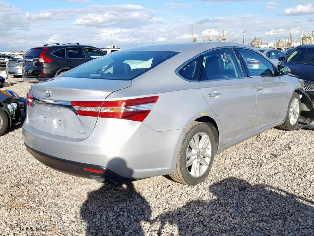 4T1BK1EB7DU017665 - 2013 TOYOTA AVALON BAS SILVER photo 4