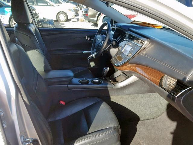 4T1BK1EB7DU017665 - 2013 TOYOTA AVALON BAS SILVER photo 5