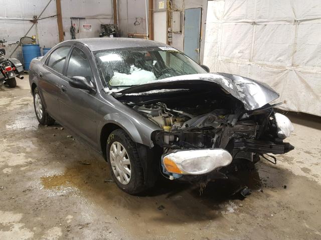 1C3EL46R14N184744 - 2004 CHRYSLER SEBRING LX GRAY photo 1