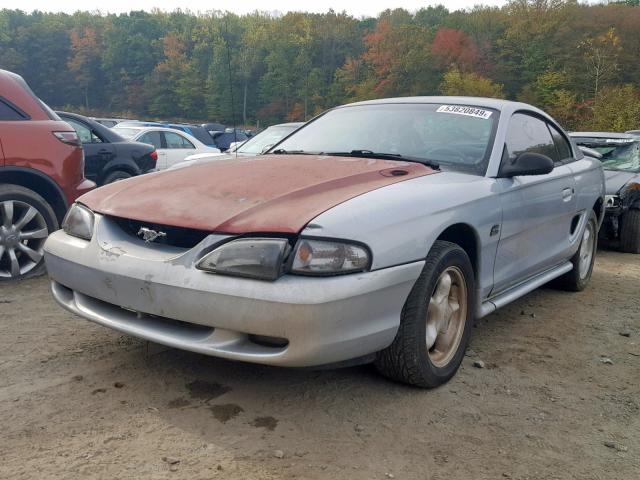 1FALP42T1SF158201 - 1995 FORD MUSTANG GT SILVER photo 2