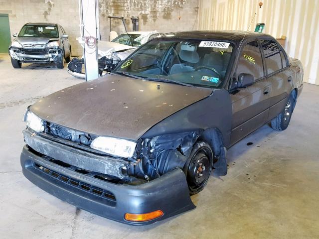 2T1BB02E4VC202249 - 1997 TOYOTA COROLLA DX BLACK photo 2