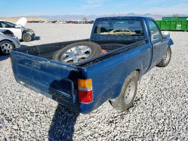 JT4RN81R4K5038258 - 1989 TOYOTA PICKUP 1/2 BLUE photo 4