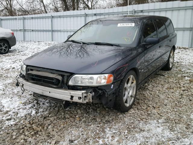 YV1SJ527652519945 - 2005 VOLVO V70 R BLUE photo 2