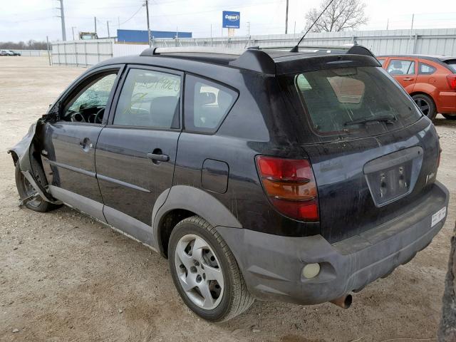 5Y2SL65817Z400558 - 2007 PONTIAC VIBE BLACK photo 3