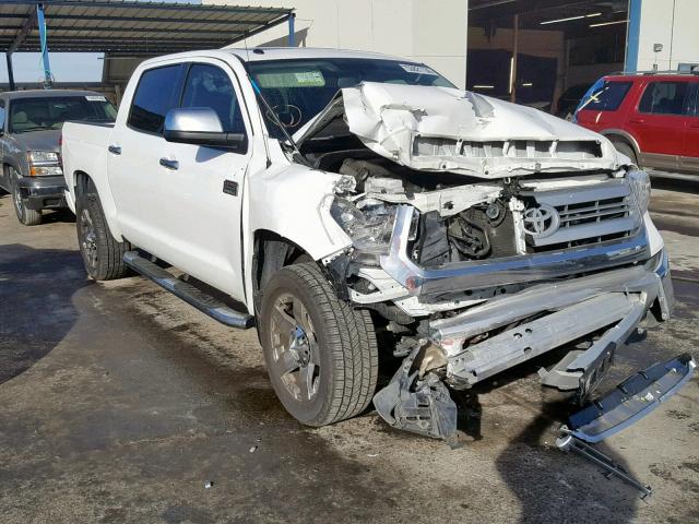 5TFAY5F19EX409297 - 2014 TOYOTA TUNDRA CRE WHITE photo 1