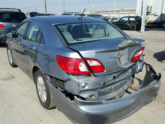 1C3LC46K38N237251 - 2008 CHRYSLER SEBRING LX GRAY photo 3