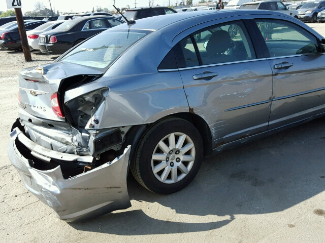 1C3LC46K38N237251 - 2008 CHRYSLER SEBRING LX GRAY photo 9