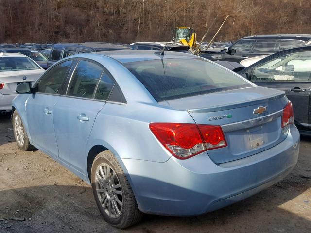 1G1PK5SC4C7139128 - 2012 CHEVROLET CRUZE ECO BLUE photo 3