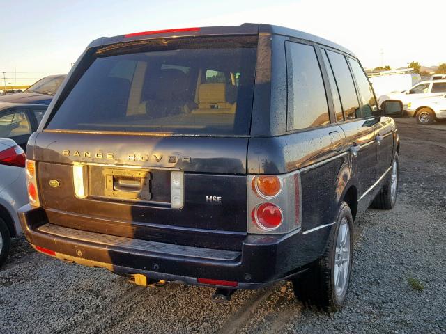 SALME11444A147036 - 2004 LAND ROVER RANGE ROVE BLACK photo 4