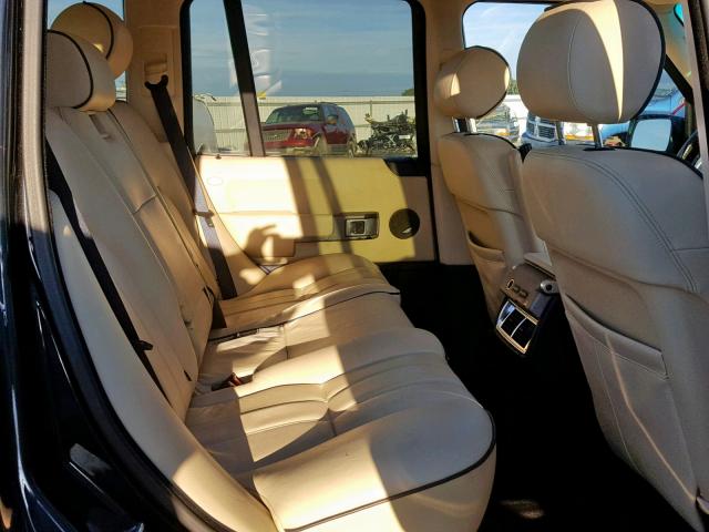 SALME11444A147036 - 2004 LAND ROVER RANGE ROVE BLACK photo 6