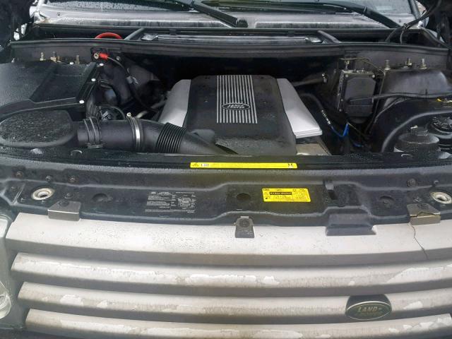 SALME11444A147036 - 2004 LAND ROVER RANGE ROVE BLACK photo 7
