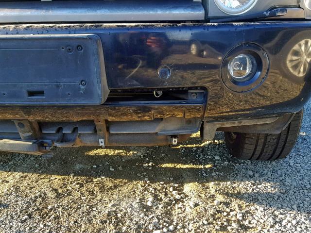 SALME11444A147036 - 2004 LAND ROVER RANGE ROVE BLACK photo 9