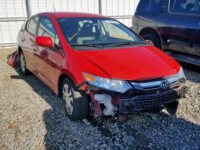 JHMZE2H38DS005569 - 2013 HONDA INSIGHT RED photo 1