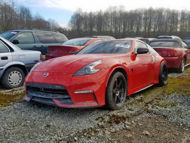 JN1AZ4EHXFM441767 - 2015 NISSAN 370Z BASE RED photo 2