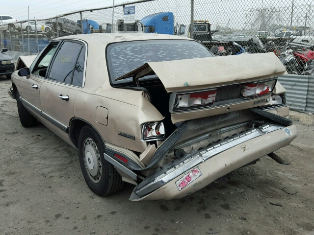 1G4HP52L3SH518543 - 1995 BUICK LESABRE CU GOLD photo 3