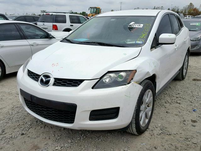 JM3ER293980175449 - 2008 MAZDA CX-7 WHITE photo 2