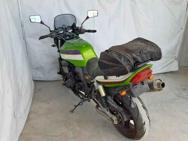 JKAZR9A192A015712 - 2002 KAWASAKI ZR1200 A GREEN photo 3