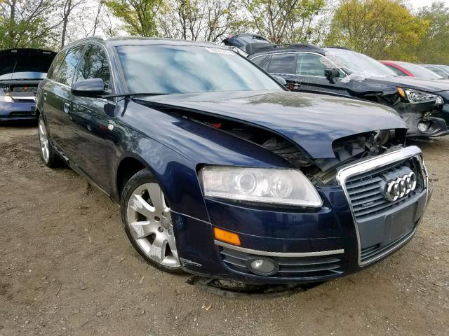 WAUKH74FX6N122415 - 2006 AUDI A6 AVANT Q BLUE photo 1