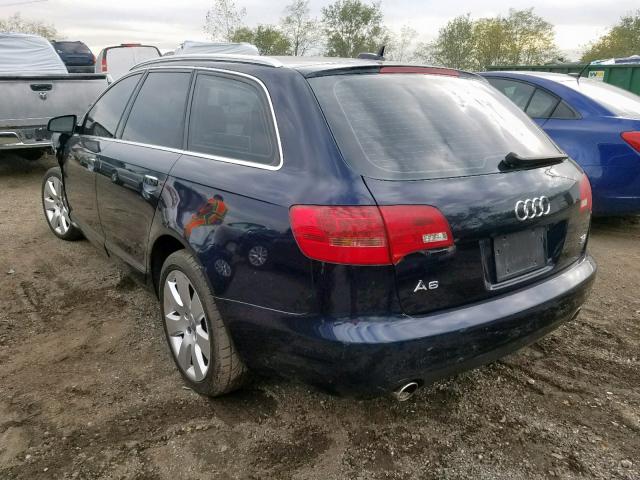 WAUKH74FX6N122415 - 2006 AUDI A6 AVANT Q BLUE photo 3