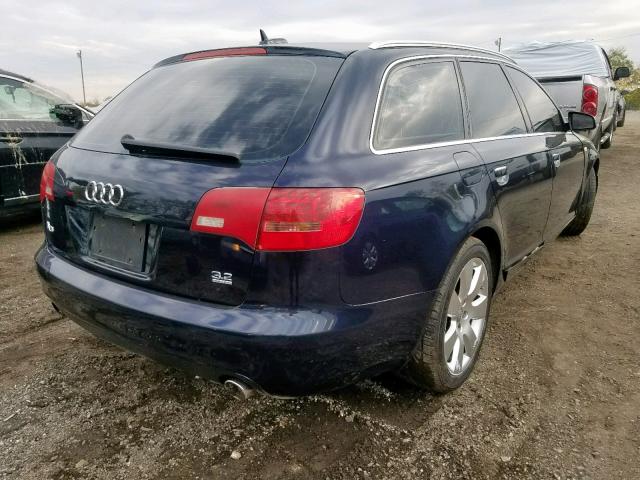 WAUKH74FX6N122415 - 2006 AUDI A6 AVANT Q BLUE photo 4