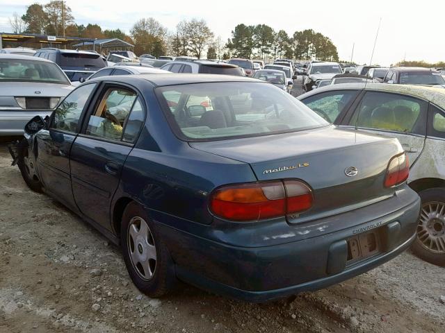 1G1NE52J716196715 - 2001 CHEVROLET MALIBU LS 绿色 照片 3