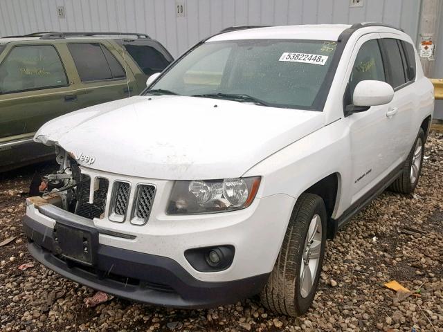 1C4NJDEB4FD177463 - 2015 JEEP COMPASS LA WHITE photo 2