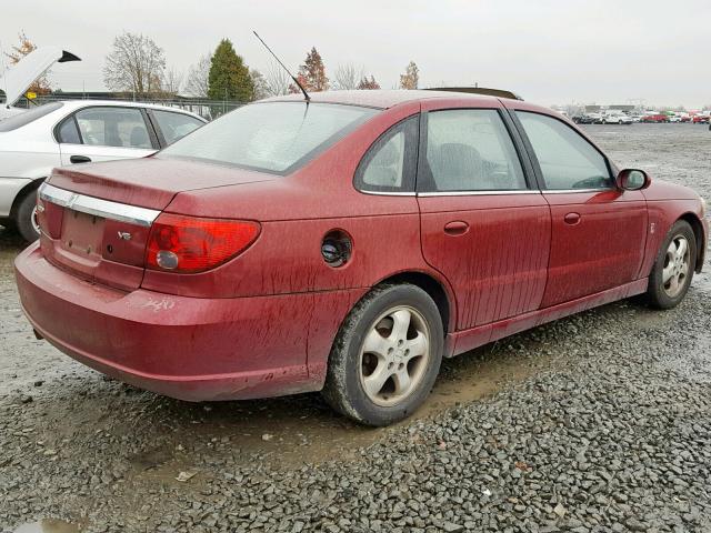 1G8JD54RX4Y502109 - 2004 SATURN L300 LEVEL MAROON photo 4