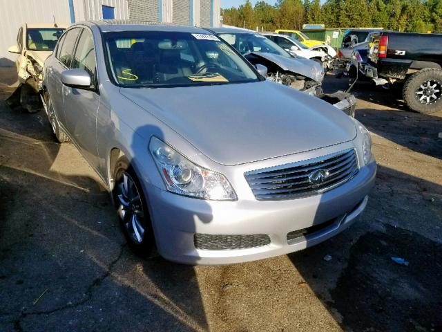 JNKCV61E99M014852 - 2009 INFINITI G37 BASE SILVER photo 1