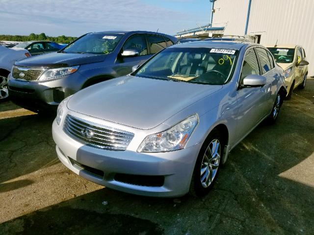 JNKCV61E99M014852 - 2009 INFINITI G37 BASE SILVER photo 2