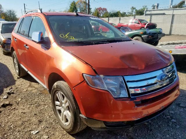 2FMDK36C17BB09019 - 2007 FORD EDGE SE ORANGE photo 1