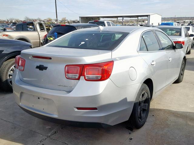 1G11C5SAXDF142284 - 2013 CHEVROLET MALIBU 1LT ვერცხლისფერი ფოტო 4