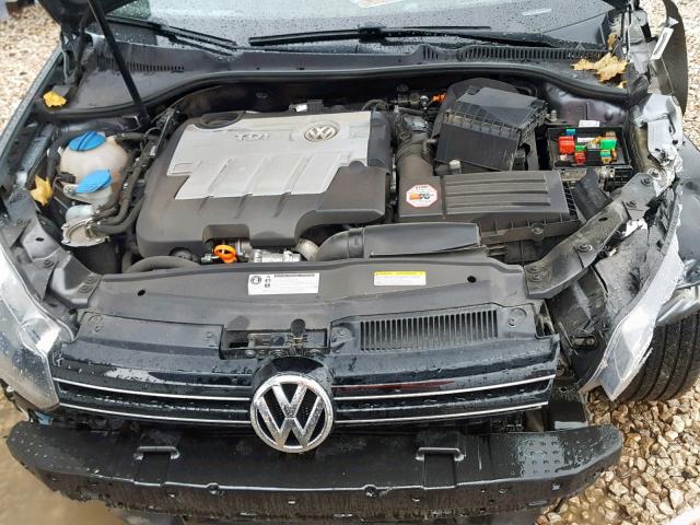 3VWPL7AJ4DM663870 - 2013 VOLKSWAGEN JETTA TDI GRAY photo 7