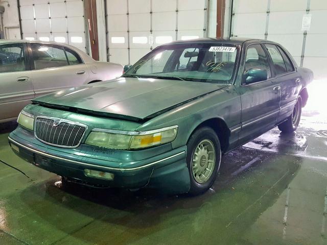 2MELM75W3TX639971 - 1996 MERCURY GRAND MARQ GREEN photo 2