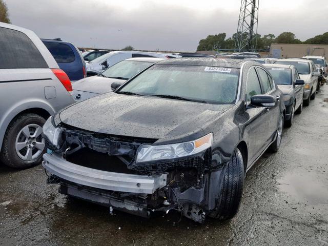 19UUA86539A010076 - 2009 ACURA TL BLACK photo 2