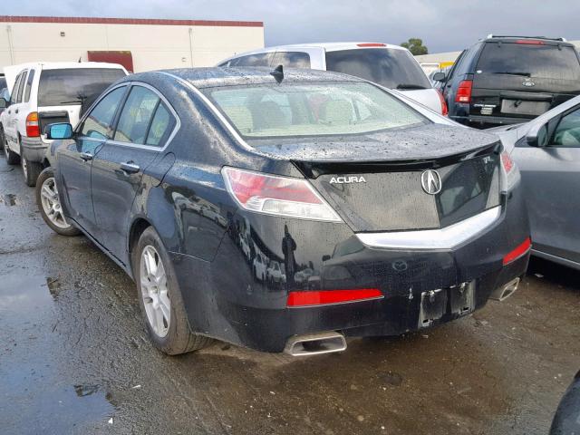 19UUA86539A010076 - 2009 ACURA TL BLACK photo 3