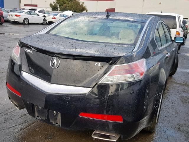 19UUA86539A010076 - 2009 ACURA TL BLACK photo 4