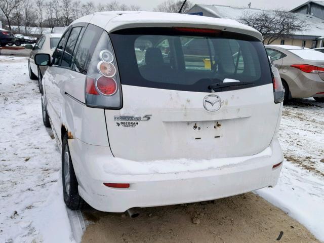 JM1CR29L560108585 - 2006 MAZDA 5 WHITE photo 3