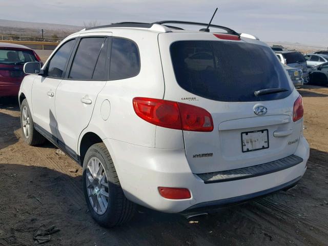 5NMSH13E97H071836 - 2007 HYUNDAI SANTA FE S WHITE photo 3