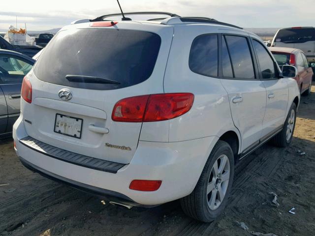 5NMSH13E97H071836 - 2007 HYUNDAI SANTA FE S WHITE photo 4