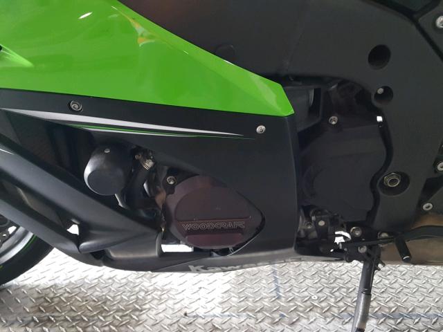 JKAZXCK10EA009237 - 2014 KAWASAKI ZX1000 K GREEN photo 7