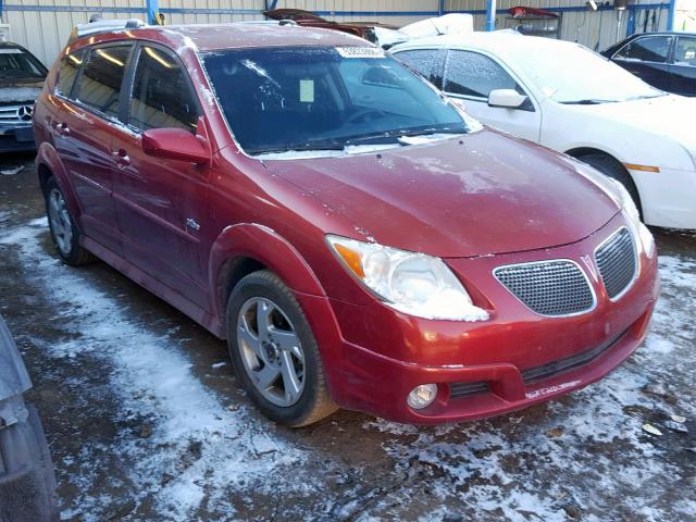 5Y2SL65866Z430315 - 2006 PONTIAC VIBE RED photo 1